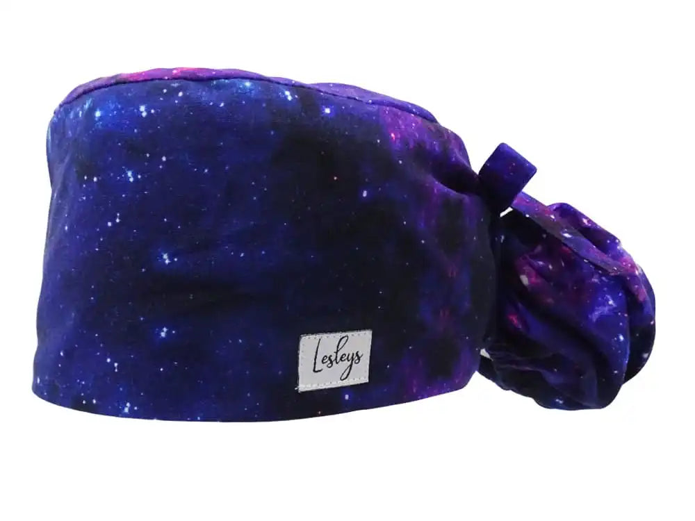 Cotton Scrub Cap - Calot de Bloc - Gorro Quirofano - Cuffia Chirurgica - Blue Space