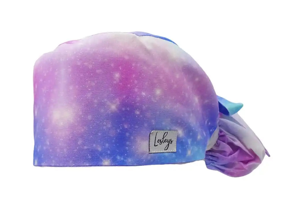 Cotton Scrub Cap - Calot de Bloc - Gorro Quirofano - Cuffia Chirurgica - Pink Space