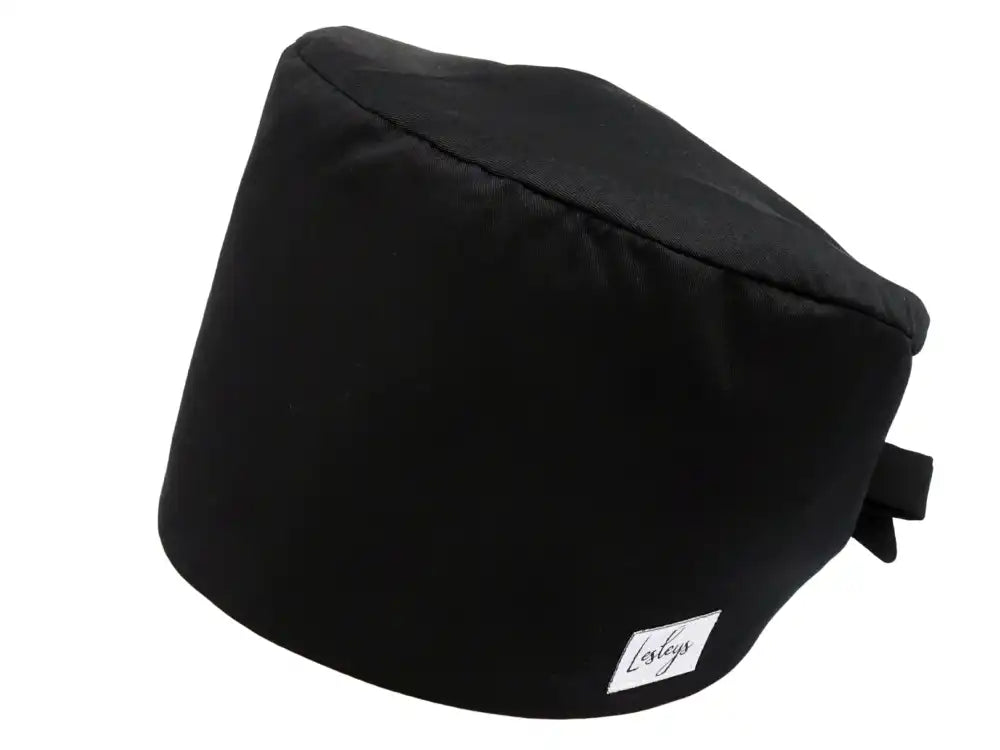 Cotton Scrub Cap - Calot de Bloc - Gorro Quirofano - Cuffia Chirurgica - Color Black