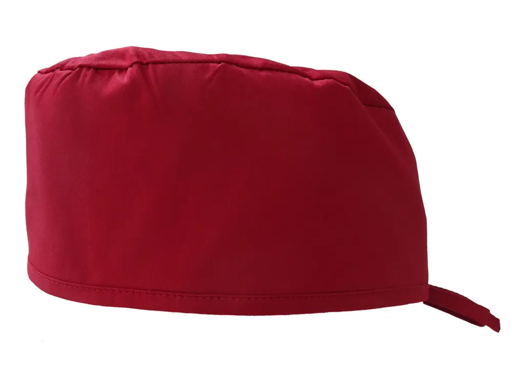 Cotton Scrub Cap - Calot de Bloc - Gorro Quirofano - Cuffia Chirurgica - Dark Red