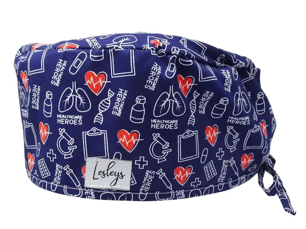 Cotton Scrub Cap - Calot de Bloc - Gorro Quirofano - Cuffia Chirurgica - Healthcare Heroes