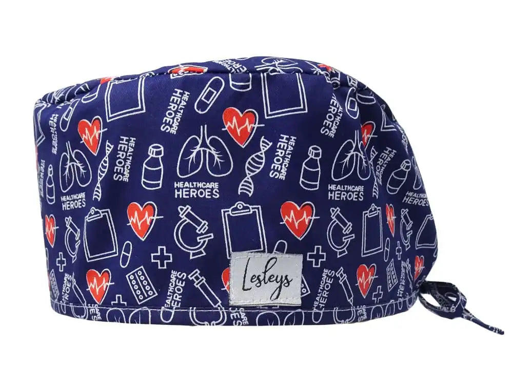 Cotton Scrub Cap - Calot de Bloc - Gorro Quirofano - Cuffia Chirurgica - Healthcare Heroes