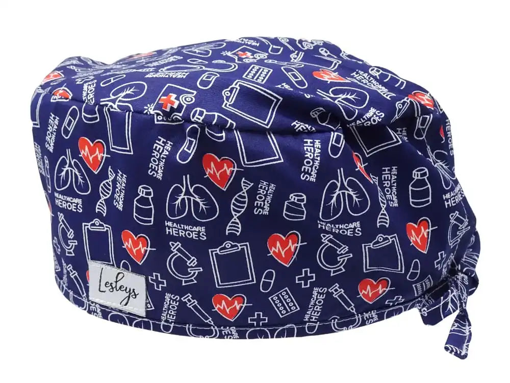 Cotton Scrub Cap - Calot de Bloc - Gorro Quirofano - Cuffia Chirurgica - Healthcare Heroes