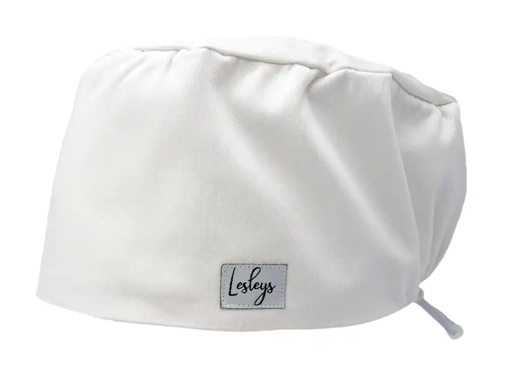 Cotton Scrub Cap - Calot de Bloc - Gorro Quirofano - Cuffia Chirurgica - White