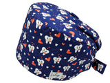 Cotton Scrub Cap - Calot de Bloc - Gorro Quirofano - Cuffia Chirurgica - Cuddle Teeth