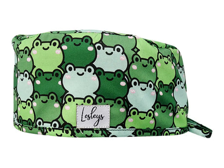 Cotton Scrub Cap - Calot de Bloc - Gorro Quirofano - Cuffia Chirurgica - Frogs