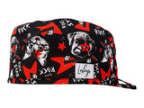 Cotton Scrub Cap - Calot de Bloc - Gorro Quirofano - Cuffia Chirurgica - Rockstar Pets