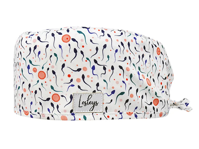 Cotton Scrub Cap - Calot de Bloc - Gorro Quirofano - Cuffia Chirurgica - Sperm Cells