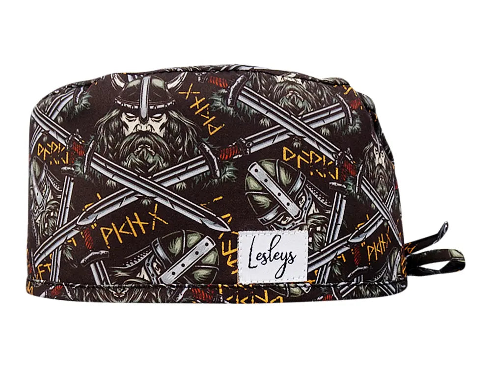 Cotton Scrub Cap - Calot de Bloc - Gorro Quirofano - Cuffia Chirurgica - Vikings