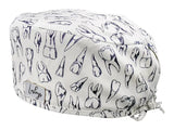 Cotton Scrub Cap - Calot de Bloc - Gorro Quirofano - Cuffia Chirurgica - Dents