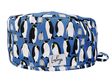 Cotton Scrub Cap - Calot de Bloc - Gorro Quirofano - Cuffia Chirurgica - Penguins