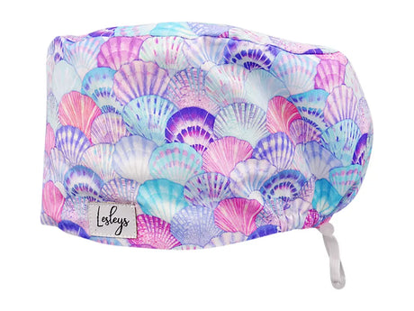 Cotton Scrub Cap - Calot de Bloc - Gorro Quirofano - Cuffia Chirurgica - Sea Shells