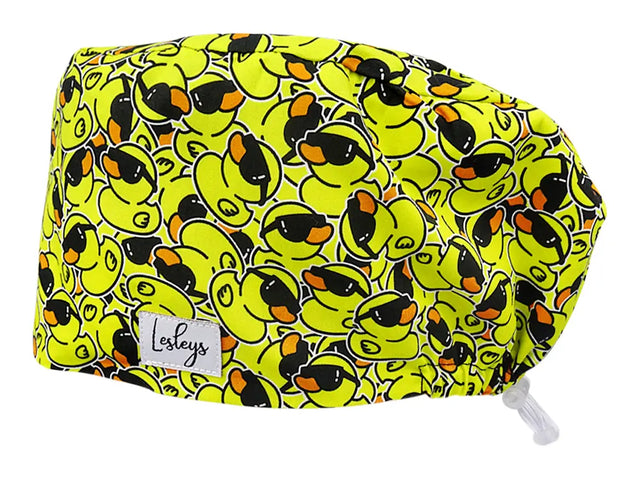 Cotton Scrub Cap - Calot de Bloc - Gorro Quirofano - Cuffia Chirurgica - Squeaky Duck