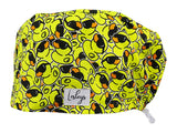 Cotton Scrub Cap - Calot de Bloc - Gorro Quirofano - Cuffia Chirurgica - Squeaky Duck
