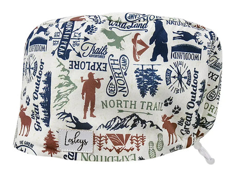 Cotton Scrub Cap - Calot de Bloc - Gorro Quirofano - Cuffia Chirurgica - Outdoor