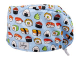 Cotton Scrub Cap - Calot de Bloc - Gorro Quirofano - Cuffia Chirurgica - Sushi