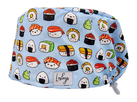 Cotton Scrub Cap - Calot de Bloc - Gorro Quirofano - Cuffia Chirurgica - Sushi