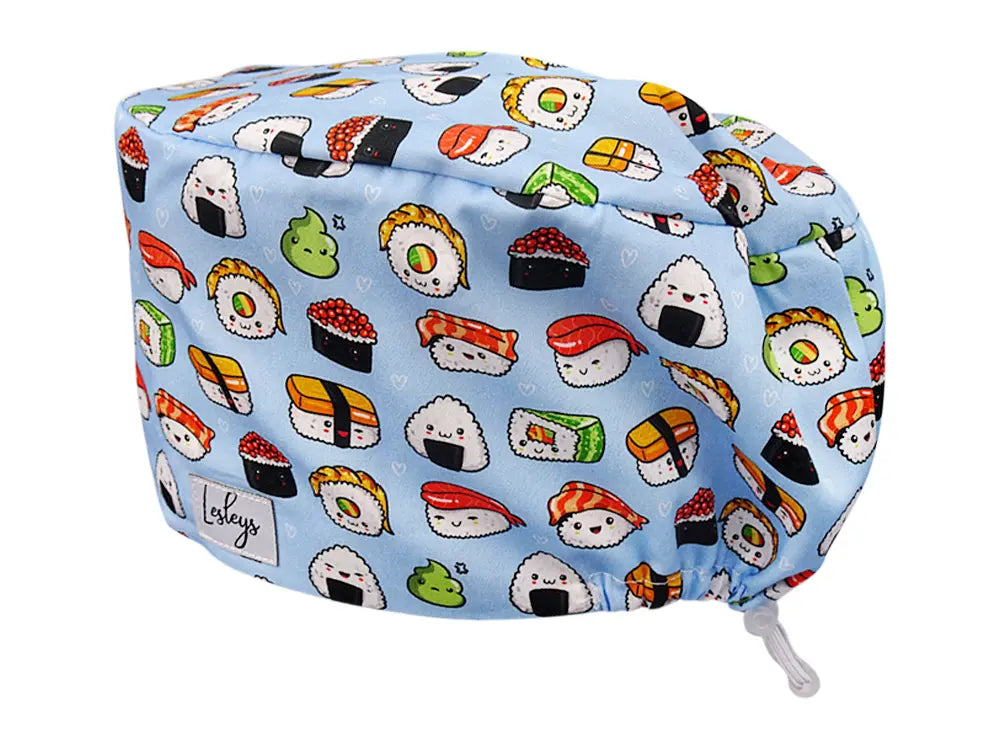 Cotton Scrub Cap - Calot de Bloc - Gorro Quirofano - Cuffia Chirurgica - Sushi