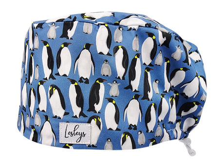Cotton Scrub Cap - Calot de Bloc - Gorro Quirofano - Cuffia Chirurgica - Penguins