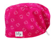 Cotton Scrub Cap - Calot de Bloc - Gorro Quirofano - Cuffia Chirurgica - Pink Teeth