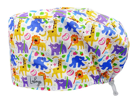 Cotton Scrub Cap - Calot de Bloc - Gorro Quirofano - Cuffia Chirurgica - Milk Teeth