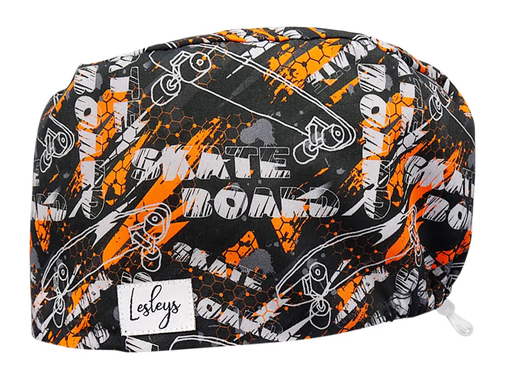 Cotton Scrub Cap - Calot de Bloc - Gorro Quirofano - Cuffia Chirurgica - Skateboard