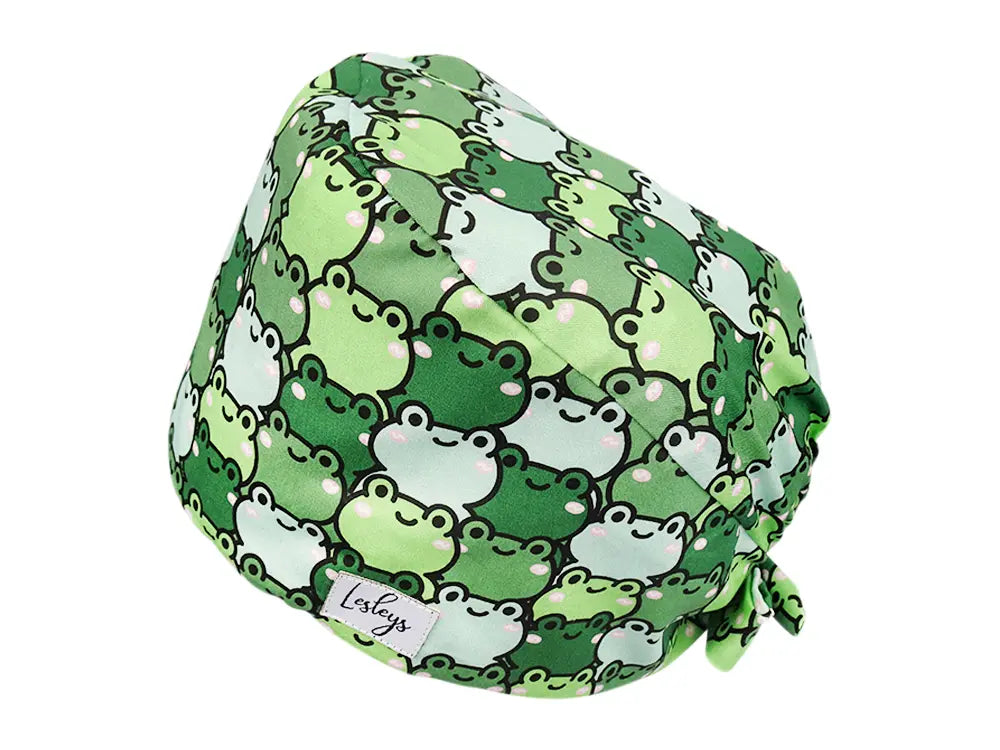 Cotton Scrub Cap - Calot de Bloc - Gorro Quirofano - Cuffia Chirurgica - Frogs