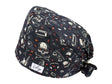 Cotton Scrub Cap - Calot de Bloc - Gorro Quirofano - Cuffia Chirurgica - Heavy Metal