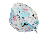 Cotton Scrub Cap - Calot de Bloc - Gorro Quirofano - Cuffia Chirurgica - Rattling Stork