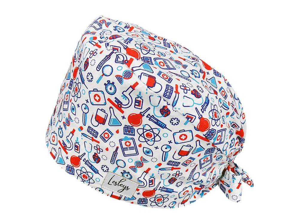Cotton Scrub Cap - Calot de Bloc - Gorro Quirofano - Cuffia Chirurgica - Medical Lab