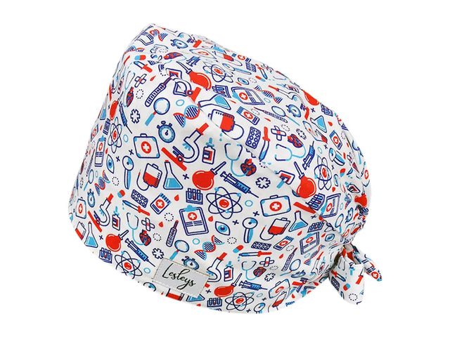Cotton Scrub Cap - Calot de Bloc - Gorro Quirofano - Cuffia Chirurgica - Medical Lab