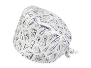 Cotton Scrub Cap - Calot de Bloc - Gorro Quirofano - Cuffia Chirurgica - Dents