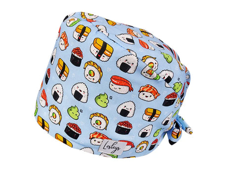 Cotton Scrub Cap - Calot de Bloc - Gorro Quirofano - Cuffia Chirurgica - Sushi