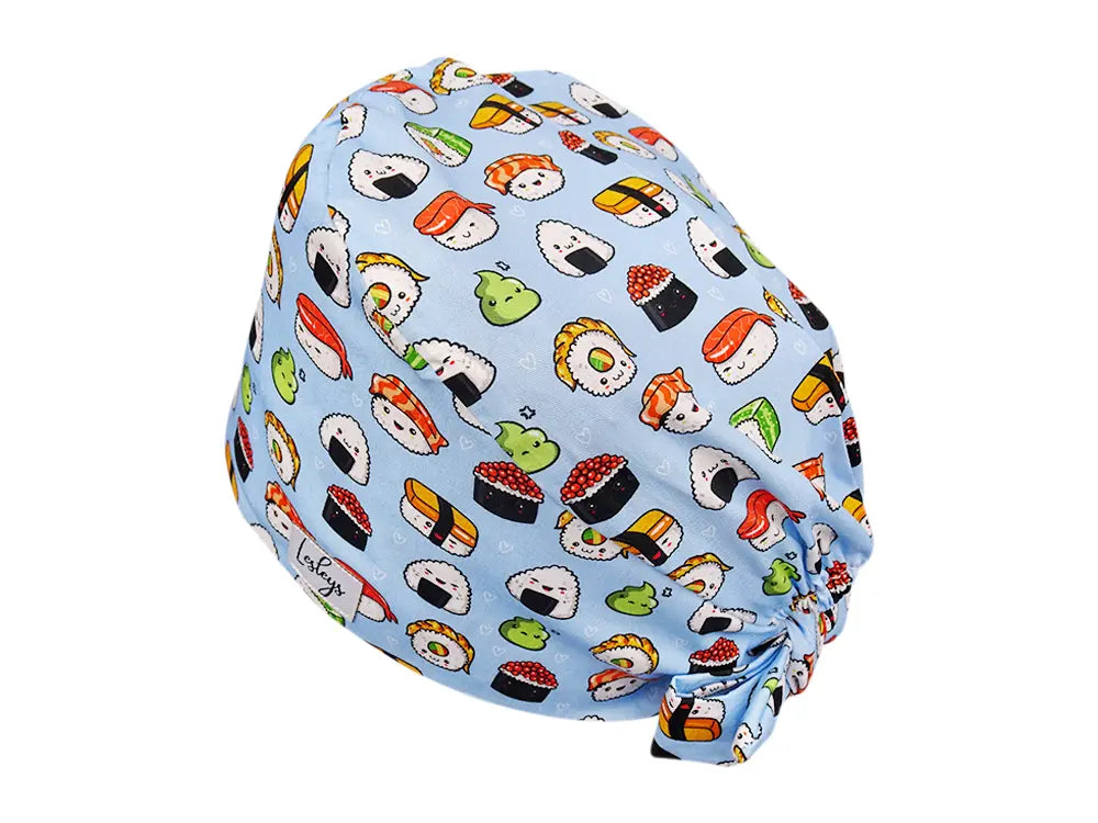 Cotton Scrub Cap - Calot de Bloc - Gorro Quirofano - Cuffia Chirurgica - Sushi