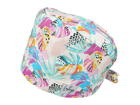 Cotton Scrub Cap - Calot de Bloc - Gorro Quirofano - Cuffia Chirurgica - Paradise Palm
