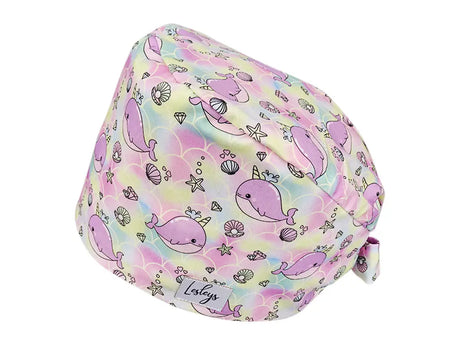 Cotton Scrub Cap - Calot de Bloc - Gorro Quirofano - Cuffia Chirurgica - Narwhale