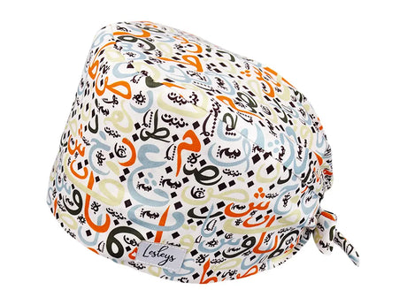 Cotton Scrub Cap - Calot de Bloc - Gorro Quirofano - Cuffia Chirurgica - Arabic