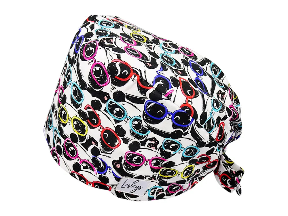 Cotton Scrub Cap - Calot de Bloc - Gorro Quirofano - Cuffia Chirurgica - Cool Panda
