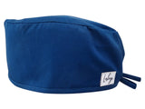 Cotton Scrub Cap - Calot de Bloc - Gorro Quirofano - Cuffia Chirurgica - Ocean Blue