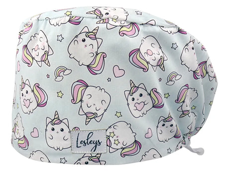 Cotton Scrub Cap - Calot de Bloc - Gorro Quirofano - Cuffia Chirurgica - Kittycorn