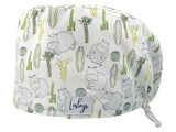 Cotton Scrub Cap - Calot de Bloc - Gorro Quirofano - Cuffia Chirurgica - Hippos