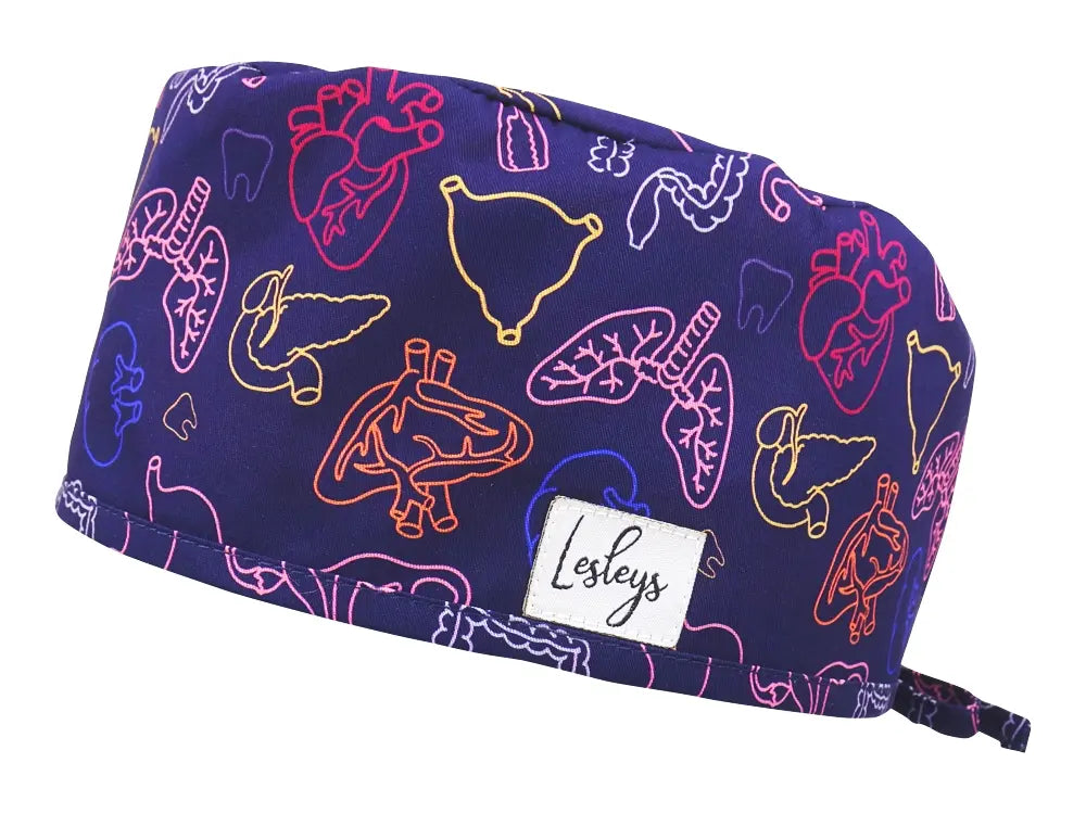 Cotton Scrub Cap - Calot de Bloc - Gorro Quirofano - Cuffia Chirurgica - Organs