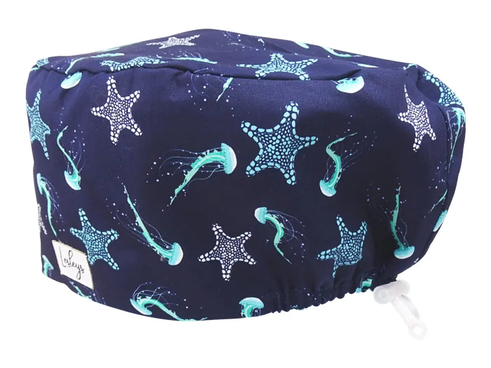 Cotton Scrub Cap - Calot de Bloc - Gorro Quirofano - Cuffia Chirurgica - Deep Sea