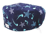 Cotton Scrub Cap - Calot de Bloc - Gorro Quirofano - Cuffia Chirurgica - Deep Sea