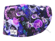 Cotton Scrub Cap - Calot de Bloc - Gorro Quirofano - Cuffia Chirurgica - Coral Reef