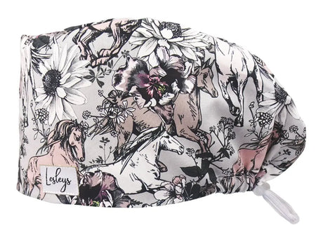 Cotton Scrub Cap - Calot de Bloc - Gorro Quirofano - Cuffia Chirurgica - Wild Horses