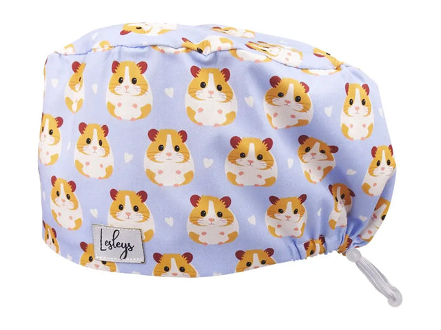 Cotton Scrub Cap - Calot de Bloc - Gorro Quirofano - Cuffia Chirurgica - Hamster
