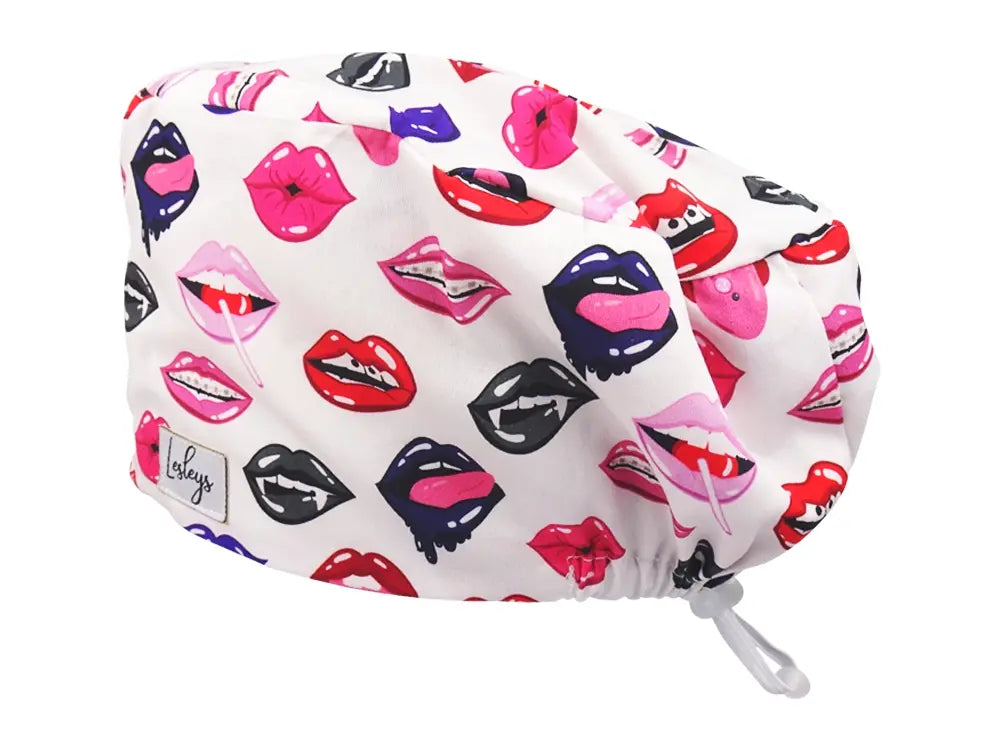 Cotton Scrub Cap - Calot de Bloc - Gorro Quirofano - Cuffia Chirurgica - Lips
