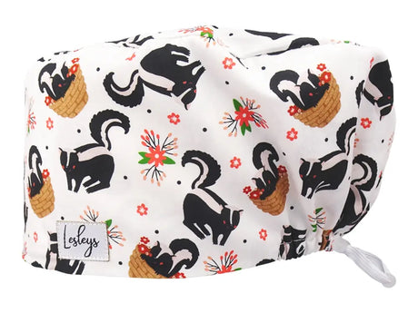 Cotton Scrub Cap - Calot de Bloc - Gorro Quirofano - Cuffia Chirurgica - Skunky
