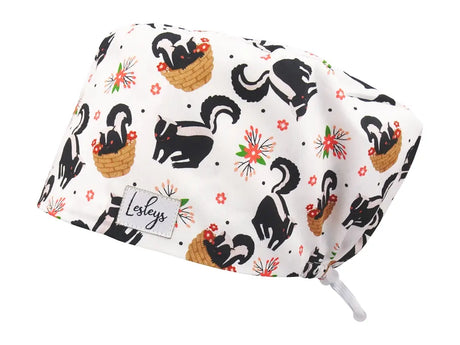 Cotton Scrub Cap - Calot de Bloc - Gorro Quirofano - Cuffia Chirurgica - Skunky